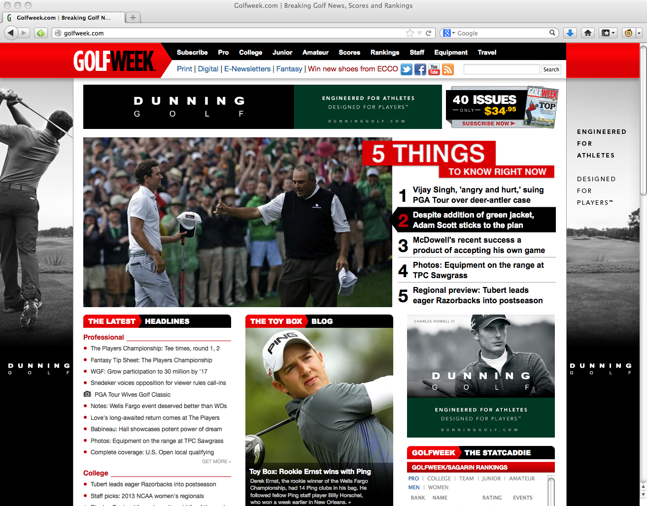 Dunning Golf_Web Ads